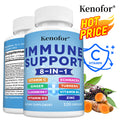 Kenofor® 8-in-1 Immune Support Complex – Elderberry, Vitamin C, D3, Zinc & Echinacea Capsules for Daily Immunity Defense (120 Capsules)